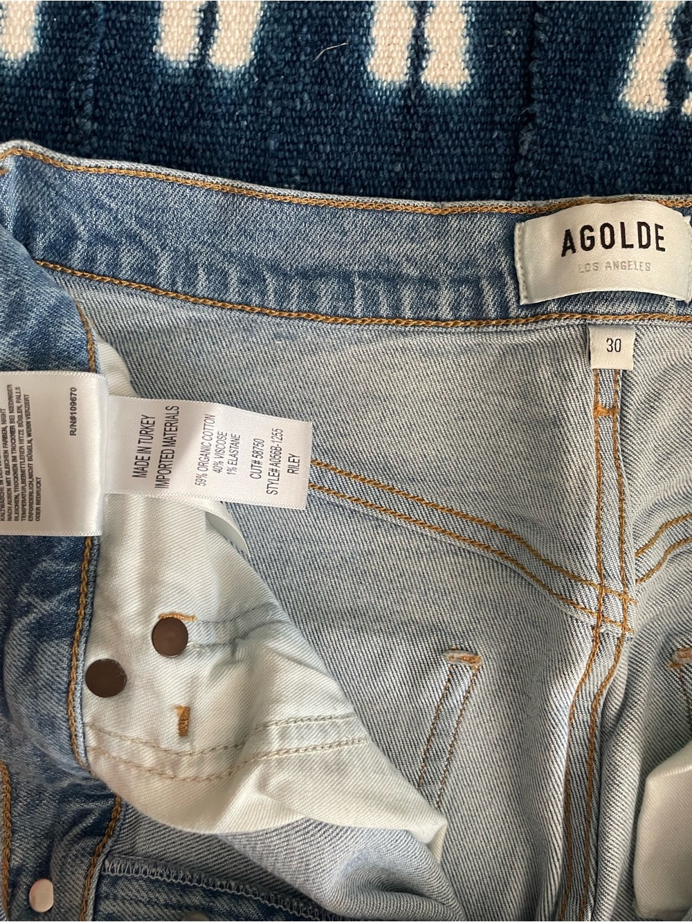 Agolde Riley size 30 - Picture 2 of 4